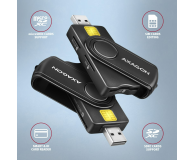Axagon CRE-SMP2A 4-gniazda Smart card PocketReader czytnik - 1485439 - zdjęcie 5